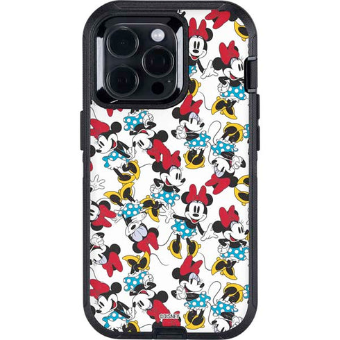 Disney Minnie Mouse Rockin Minnie Pattern Otterbox Defender iPhone Skin