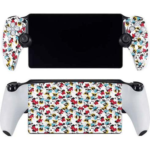 Disney Minnie Mouse Rockin Minnie Pattern PlayStation Portal Remote Player Skin