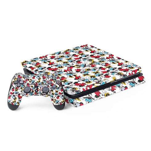 Disney Minnie Mouse Rockin Minnie Pattern PlayStation PS4 Skins