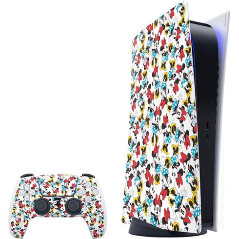 Disney Minnie Mouse Rockin Minnie Pattern PlayStation PS5 Skins