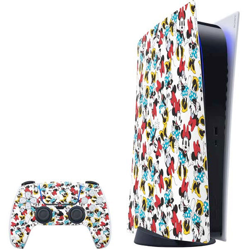 Disney Minnie Mouse Rockin Minnie Pattern PlayStation PS5 Skins