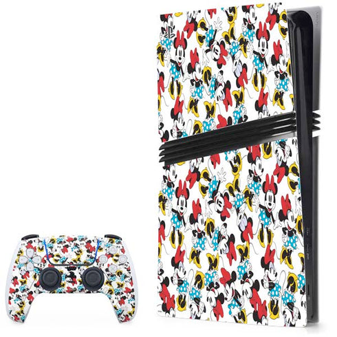 Disney Minnie Mouse Rockin Minnie Pattern PlayStation PS5 Skins