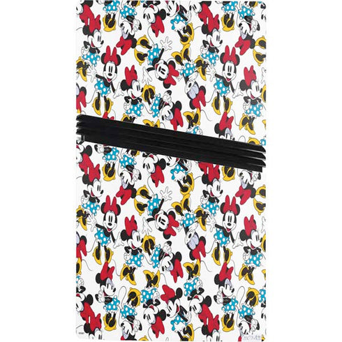 Disney Minnie Mouse Rockin Minnie Pattern PS5 Pro Console Skin