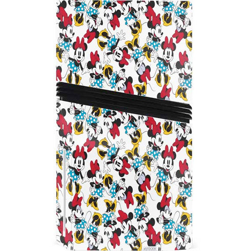 Disney Minnie Mouse Rockin Minnie Pattern PS5 Pro Disk Bundle Skin