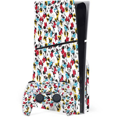 Disney Minnie Mouse Rockin Minnie Pattern PlayStation PS5 Skins