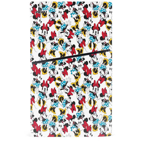 Disney Minnie Mouse Rockin Minnie Pattern PS5 Slim Digital Edition Console Skin