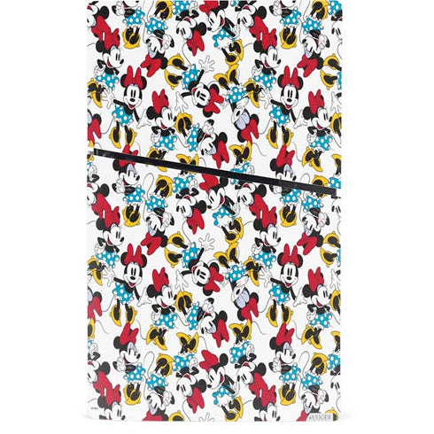 Disney Minnie Mouse Rockin Minnie Pattern PS5 Slim Digital Edition Console Skin