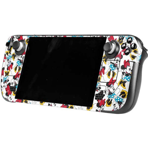 Disney Minnie Mouse Rockin Minnie Pattern Steam Deck Handheld Gaming Computer OLED Skin