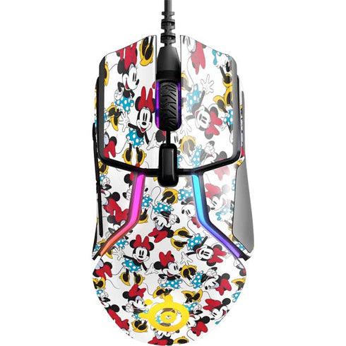 Disney Minnie Mouse Rockin Minnie Pattern SteelSeries Rival 600 Gaming Mouse Skin