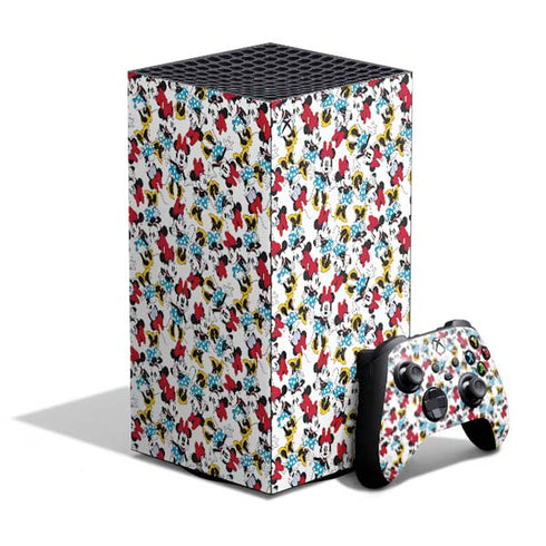 Disney Minnie Mouse Rockin Minnie Pattern XBox Series X Digital Edition Bundle Skin