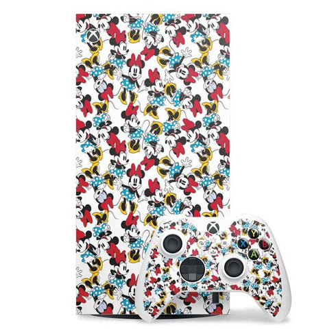 Disney Minnie Mouse Rockin Minnie Pattern Xbox Series X Skins