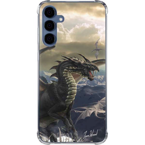 Rogue Dragon by Tom Wood Galaxy A55 5G Clear Case