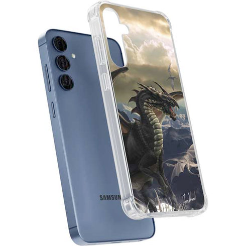Rogue Dragon by Tom Wood Galaxy A55 5G Clear Case