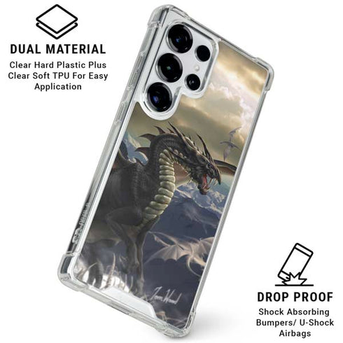 Rogue Dragon by Tom Wood Galaxy S25 Ultra Clear Case