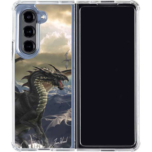 Rogue Dragon by Tom Wood Galaxy Z Fold5 5G Clear Case