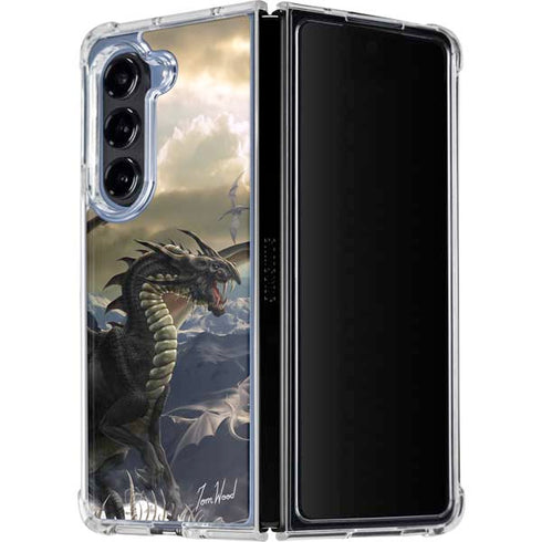 Rogue Dragon by Tom Wood Galaxy Z Fold5 5G Clear Case
