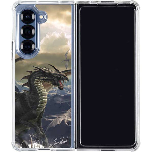 Rogue Dragon by Tom Wood Galaxy Z Fold6 Clear Case