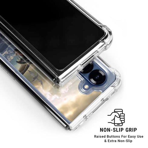 Rogue Dragon by Tom Wood Galaxy Z Fold6 Clear Case