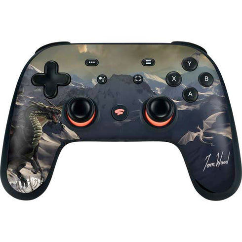 Rogue Dragon by Tom Wood Google Stadia Controller Skin