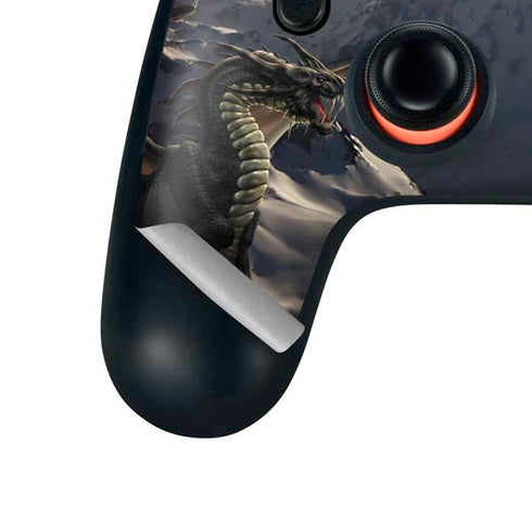 Rogue Dragon by Tom Wood Google Stadia Controller Skin