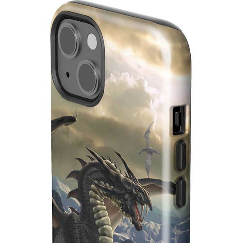Rogue Dragon by Tom Wood iPhone 15 Impact Case