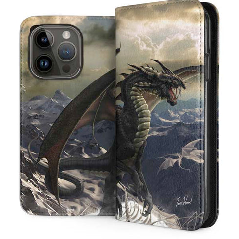 Rogue Dragon by Tom Wood iPhone 15 Pro Folio Case