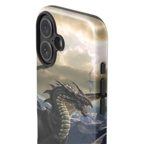 Rogue Dragon by Tom Wood iPhone 16 Impact Case