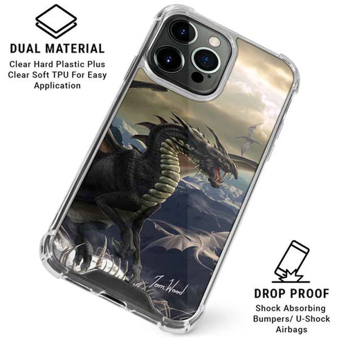 Rogue Dragon by Tom Wood iPhone 16 Pro Clear Case