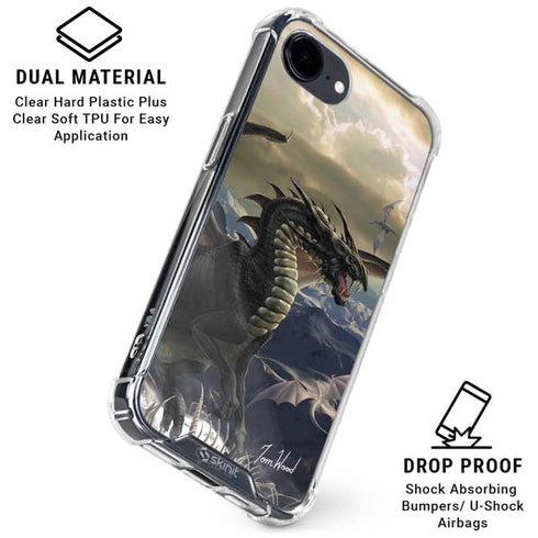 Rogue Dragon by Tom Wood iPhone 16e Clear Case