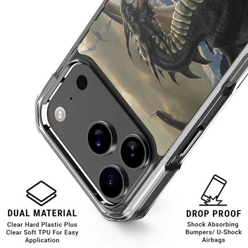 Rogue Dragon by Tom Wood iPhone 18 Pro Clear Case