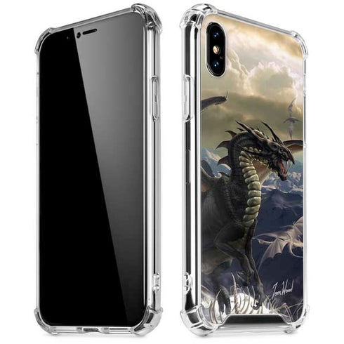 Rogue Dragon by Tom Wood iPhone X/XS Clear Case