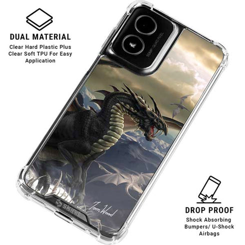 Rogue Dragon by Tom Wood Moto G Power 5G (2024) Clear Case