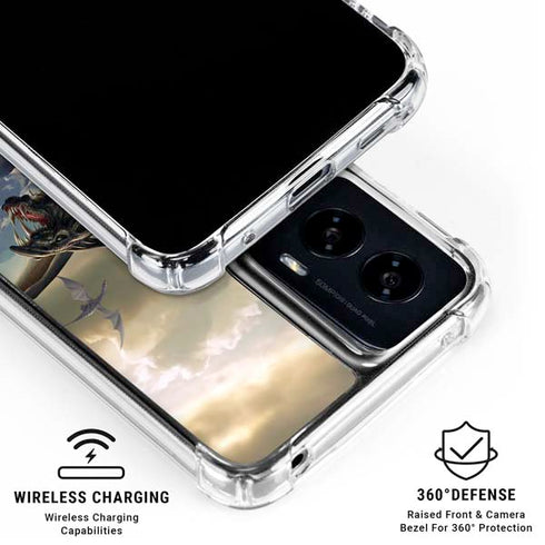 Rogue Dragon by Tom Wood Moto G Power 5G (2024) Clear Case