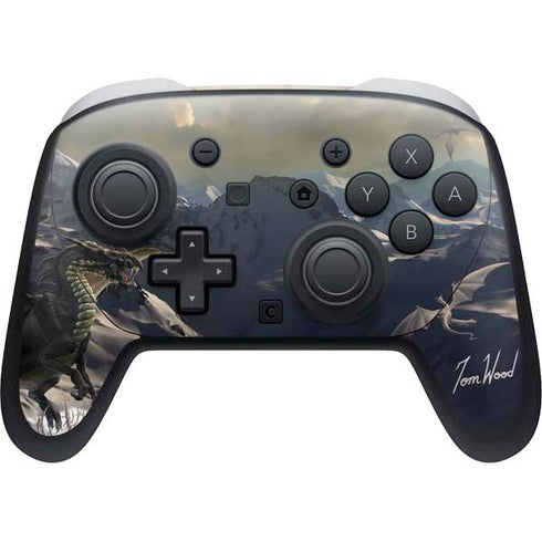 Rogue Dragon by Tom Wood Nintendo Switch 2 (2025) Pro Controller Skin