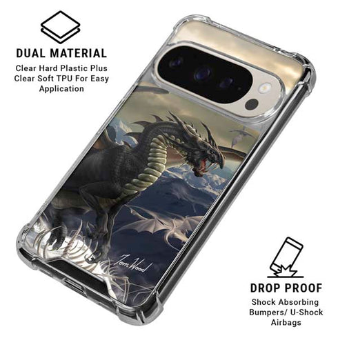 Rogue Dragon by Tom Wood Pixel 9/9 Pro Clear Case