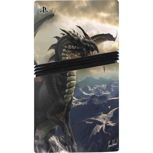 Rogue Dragon by Tom Wood PS5 Pro Console Skin