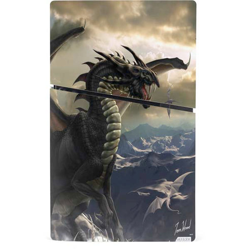 Rogue Dragon by Tom Wood PS5 Slim Digital Edition Console Skin