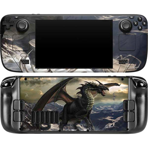 Rogue Dragon by Tom Wood Steam Deck Handheld Gaming Computer OLED Skin