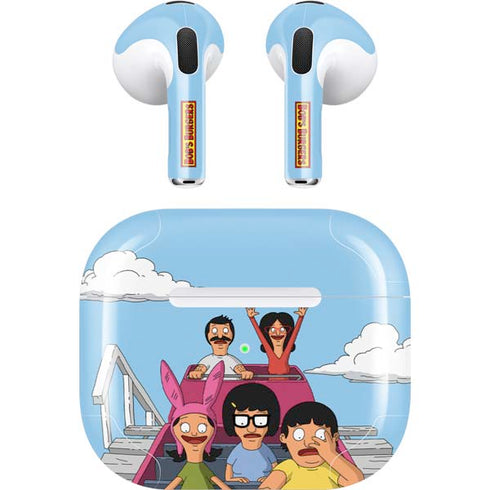 Bobs Burgers Roller Coaster Apple AirPods (3rd Gen 2021) Skin