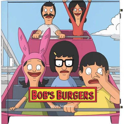 Bobs Burgers Roller Coaster Corsair 4000D Tempered Glass Mid-Tower ATX Case Skin