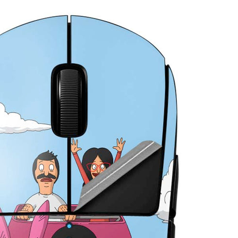 Bobs Burgers Roller Coaster G Pro Wireless Gaming Mouse Skin