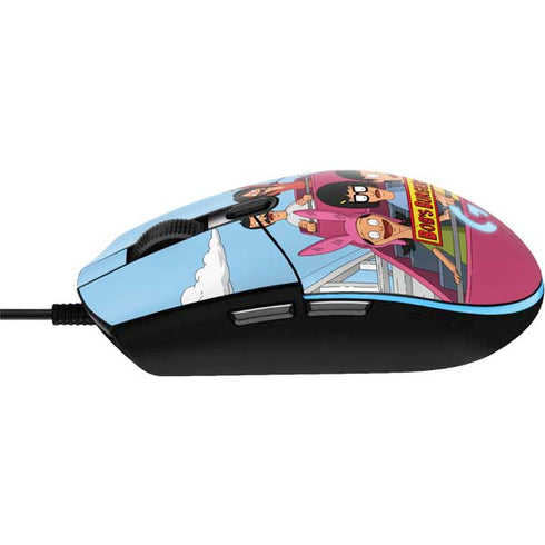 Bobs Burgers Roller Coaster G203 Prodigy RGB Wired Gaming Mouse Skin
