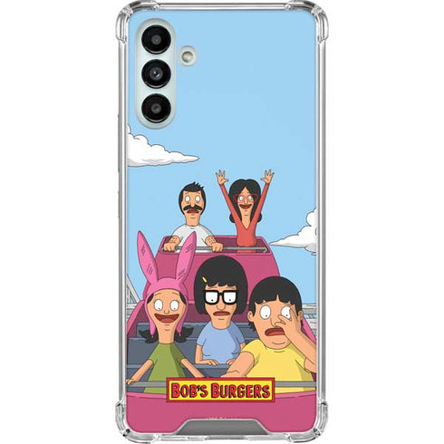Bobs Burgers Roller Coaster Galaxy A13 5G Clear Case