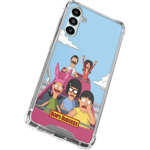Bobs Burgers Roller Coaster Galaxy A14 5G Clear Case