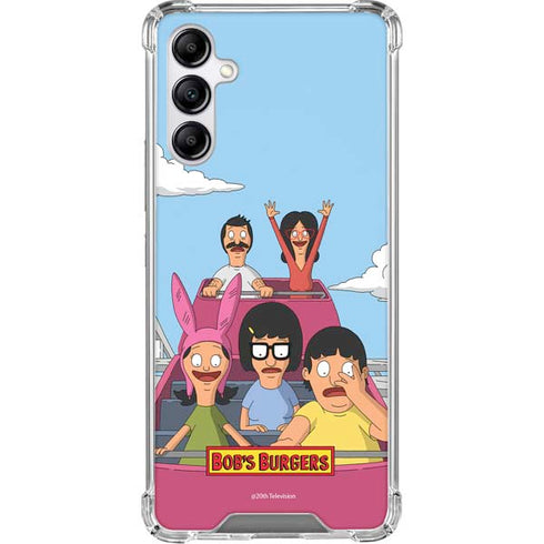 Bobs Burgers Roller Coaster Galaxy A15 5G Clear Case