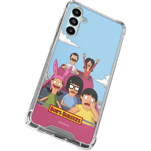 Bobs Burgers Roller Coaster Galaxy A15 5G Clear Case