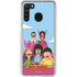 Bobs Burgers Roller Coaster Galaxy A21 Clear Case