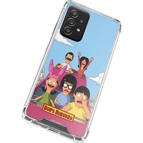 Bobs Burgers Roller Coaster Galaxy A52 5G Clear Case