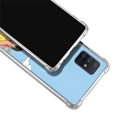 Bobs Burgers Roller Coaster Galaxy A71 5G Clear Case