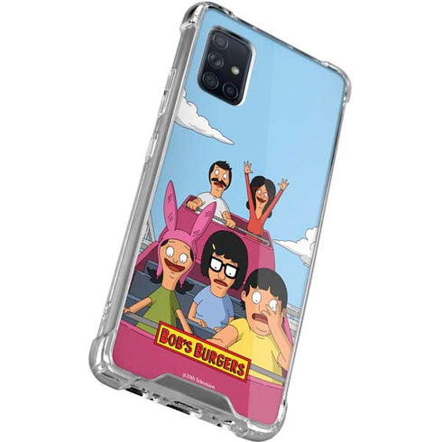 Bobs Burgers Roller Coaster Galaxy A71 5G Clear Case
